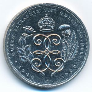 Великобритания, 5 фунтов (1990 г.)
