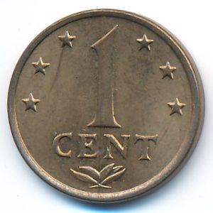 Антильские острова, 1 цент (1977 г.)