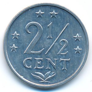 Антильские острова, 2 1/2 цента (1985 г.)