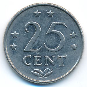 Antilles, 25 cents, 1978