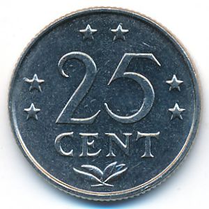 Antilles, 25 cents, 1979