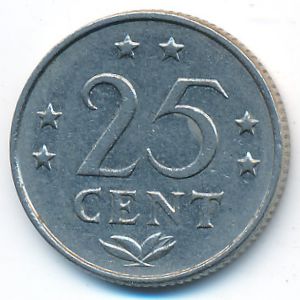 Antilles, 25 cents, 1979