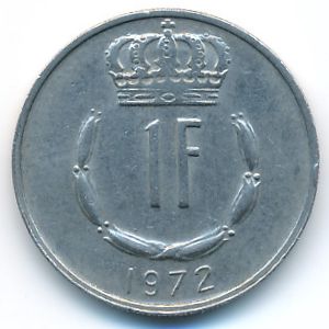 Luxemburg, 1 franc, 1972