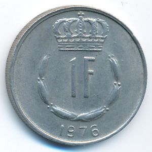 Люксембург, 1 франк (1976 г.)