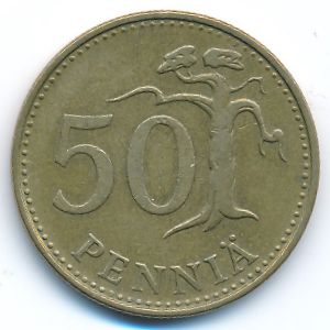 Финляндия, 50 пенни (1971 г.)