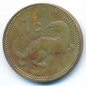 Мальта, 1 цент (1986 г.)