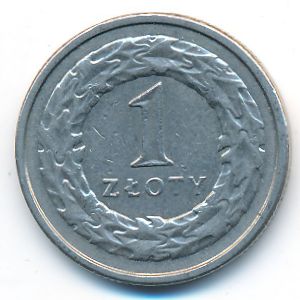 Poland, 1 zloty, 1994