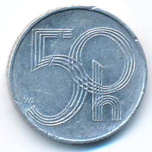 Чехия, 50 гелеров (1995 г.)