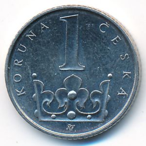 Чехия, 1 крона (2002 г.)