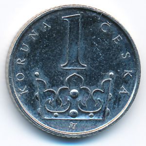 Чехия, 1 крона (2008 г.)