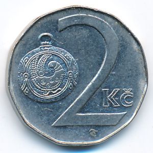 Чехия, 2 кроны (1998 г.)