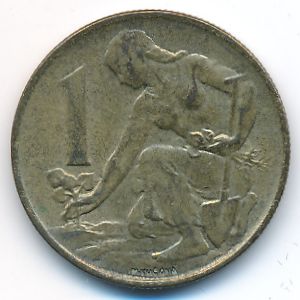 Чехословакия, 1 крона (1982 г.)