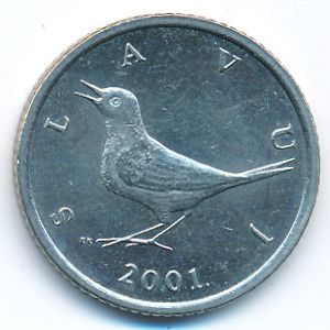 Хорватия, 1 куна (2001 г.)