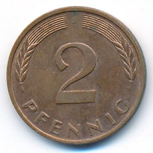ФРГ, 2 пфеннига (1994 г.)