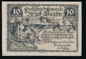 Нотгельды Австрии, 10 геллеров