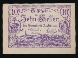 Нотгельды Австрии, 10 геллеров