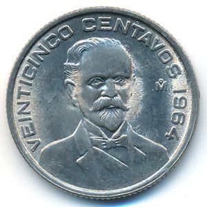 Мексика, 25 сентаво (1964 г.)