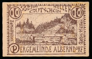 Нотгельды Австрии, 10 геллеров