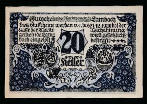 Нотгельды Австрии, 20 геллеров