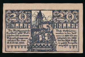 Нотгельды Австрии, 20 геллеров