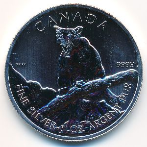 Канада, 5 долларов (2012 г.)