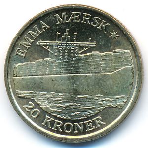 Denmark, 20 kroner, 2011