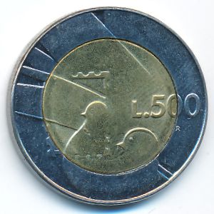 Сан-Марино, 500 лир (1990 г.)