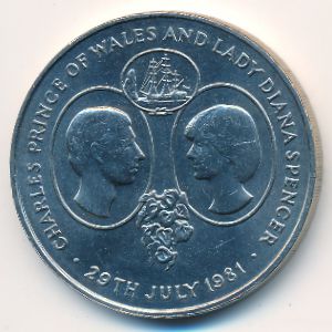 Остров Святой Елены, 25 пенсов (1981 г.)