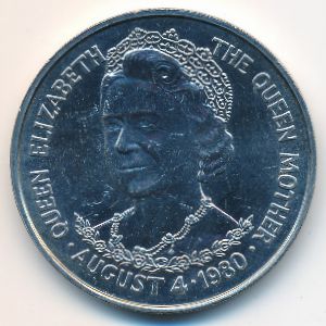 Tristan da Cunha, 25 pence, 1980