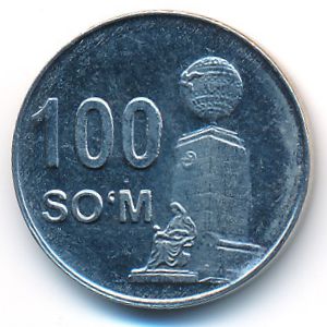 Узбекистан, 100 сум (2018 г.)