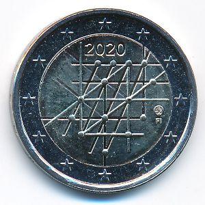 Финляндия, 2 евро (2020 г.)