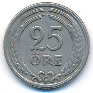 Sweden, 25 ore, 1940