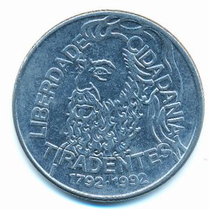 Бразилия, 5000 крузейро (1992 г.)