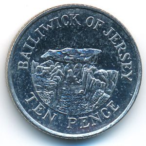 Джерси, 10 пенсов (2007 г.)