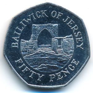 Джерси, 50 пенсов (2006 г.)
