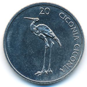 Словения, 20 толаров (2006 г.)