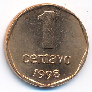 Аргентина, 1 сентаво (1998 г.)