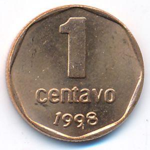 Аргентина, 1 сентаво (1998 г.)