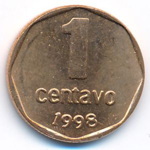 Аргентина, 1 сентаво (1998 г.)