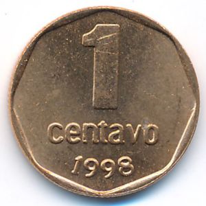 Аргентина, 1 сентаво (1998 г.)