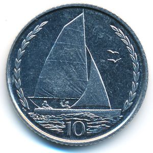 Остров Мэн, 10 пенсов (1998 г.)