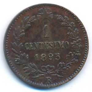 Италия, 1 чентезимо (1895 г.)