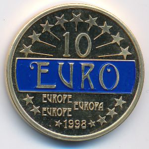 Европа., 10 евро (1998 г.)