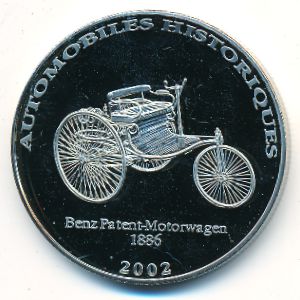 Конго, Демократическая республика, 10 франков (2002 г.)