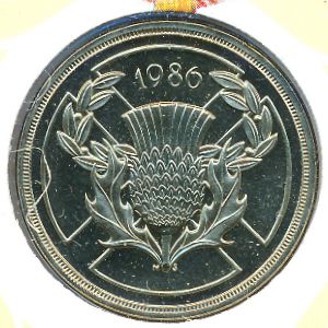 Великобритания, 2 фунта (1986 г.)