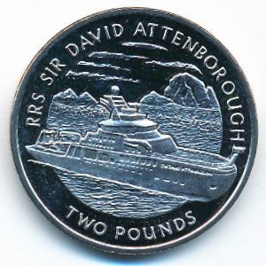 British Antarctic Territory, 2 pounds, 2019