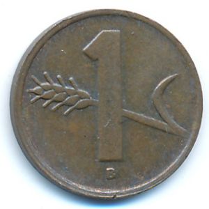 Швейцария, 1 раппен (1949 г.)