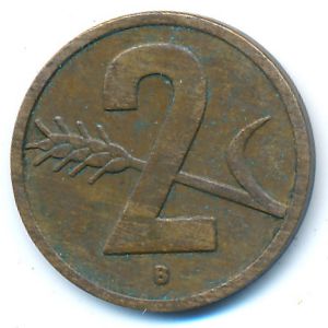 Швейцария, 2 раппена (1953 г.)