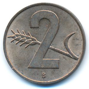 Швейцария, 2 раппена (1968 г.)