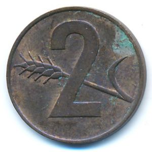 Швейцария, 2 раппена (1970 г.)